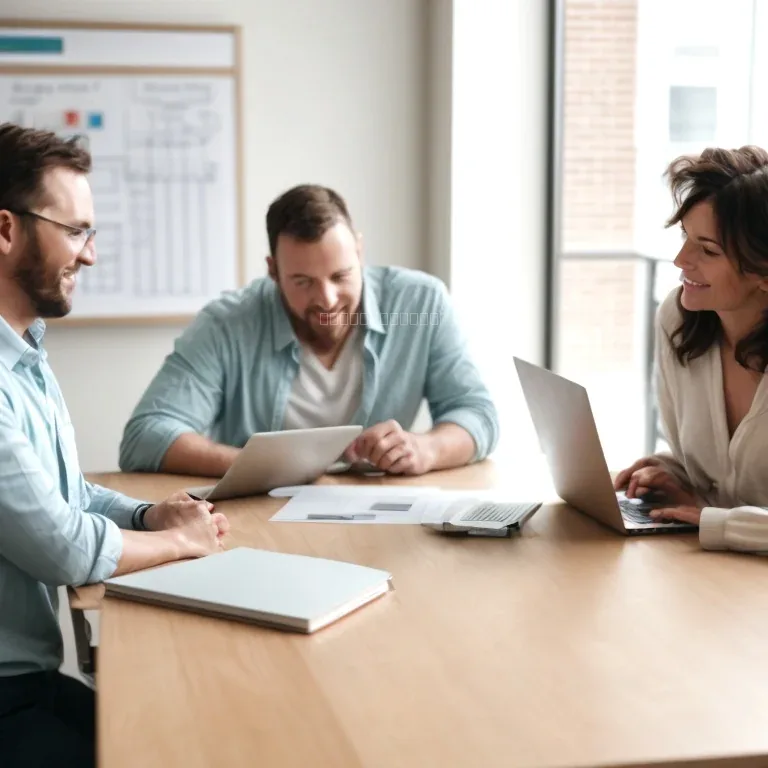 Sessão de coaching com cliente
